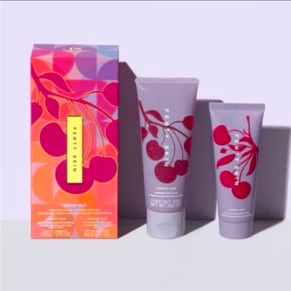 FENTY SKIN - CHERRY DUB BUNDLE:body & face scrubs duo NIB